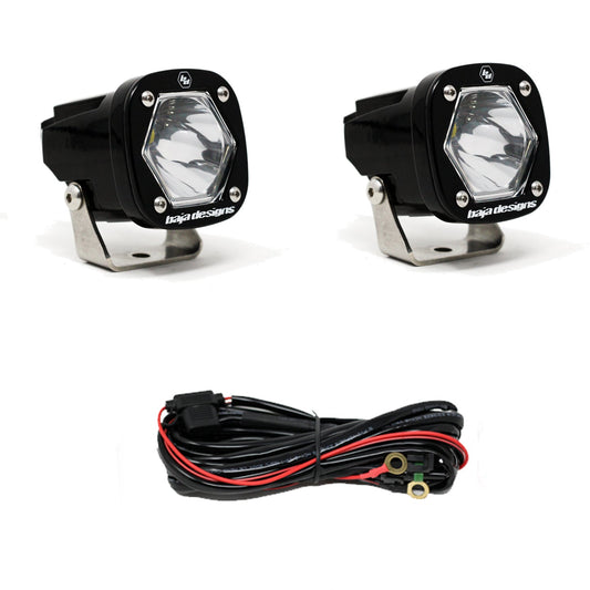 S1 Spot LED Light with Mounting Bracket Pair Baja Designs