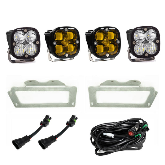 Ram 2500/3500 Fog Lights SAE Fog Pocket Kit Amber FPK 10-18 RAM 1500 09-12 Ram 2500/3500 Baja Designs