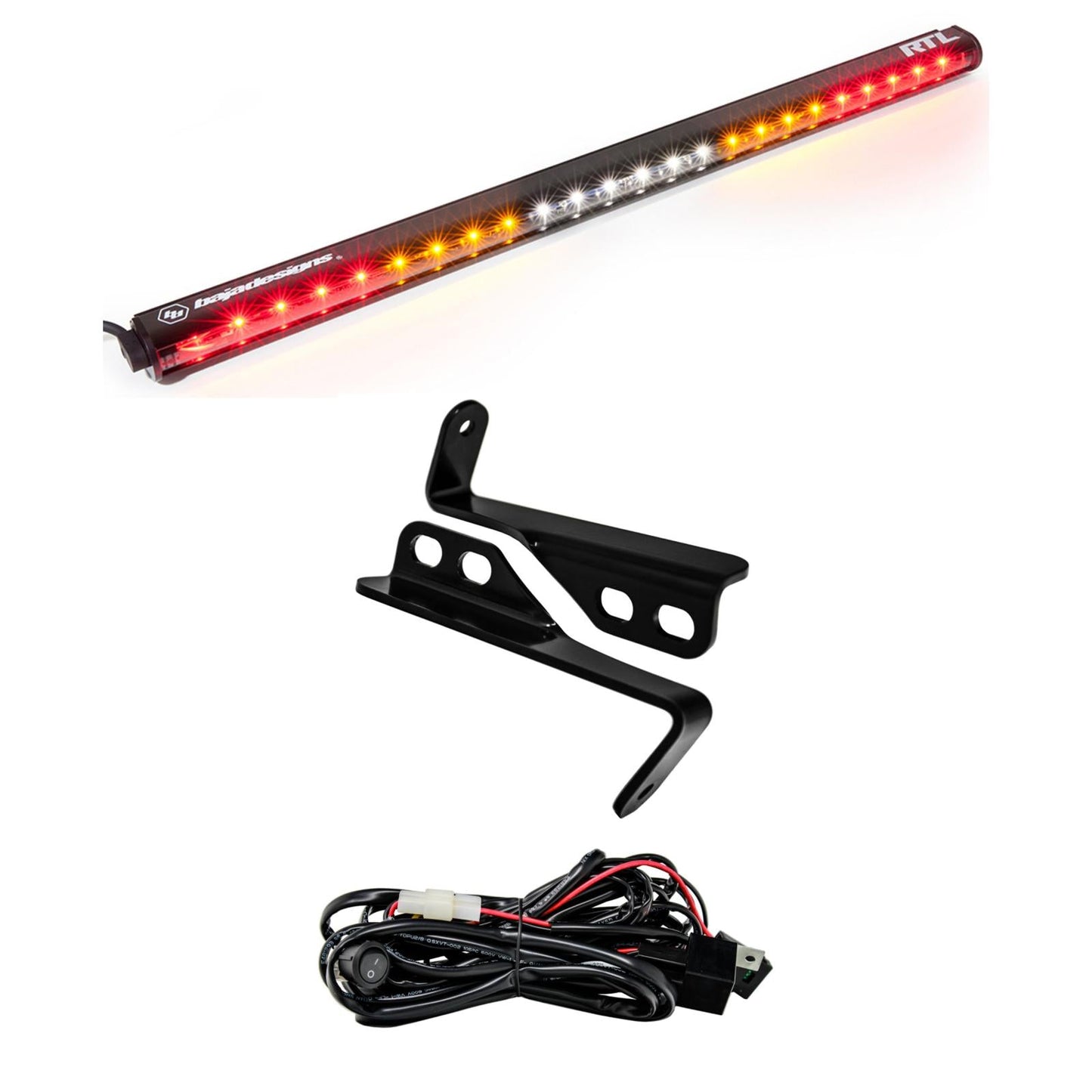 Polaris RZR 15-18 4 Seat 30 Inch RTL Rear Light Bar with Bracket Kit Baja Designs