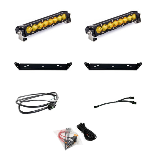 10 Inch S8 D/C Amber Behind Grill Kit fits 21-On Ford Raptor Baja Designs