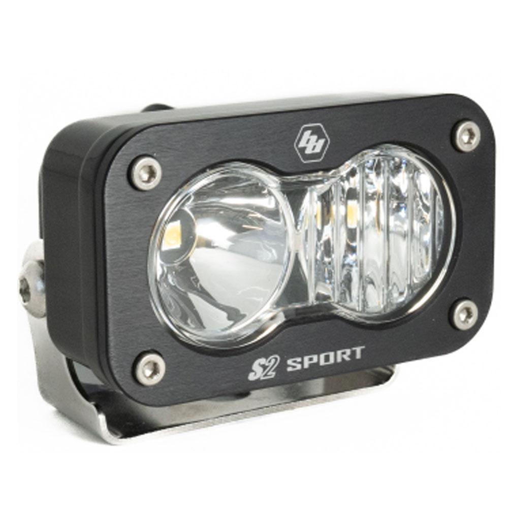 LED Work Light Clear Lens Driving Combo Pattern Each S2 Sport Baja Designs