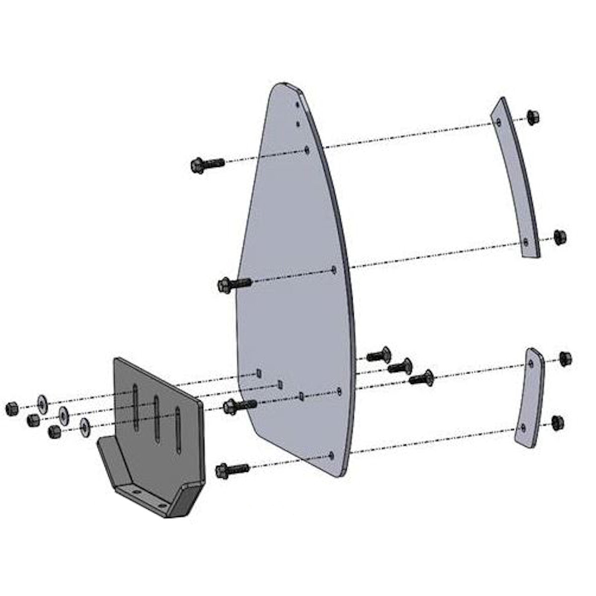 DENALI UTV Plow Blade Box Ends - Polaris