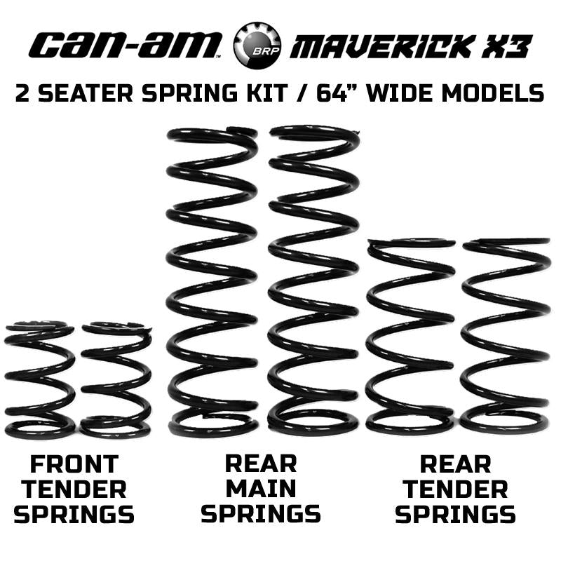 Zbroz Can-Am Maverick X3 64" Spring Kit (2017-2020)