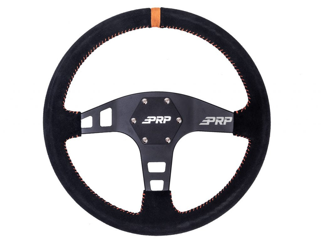 PRP FLAT STEERING WHEEL – SUEDE