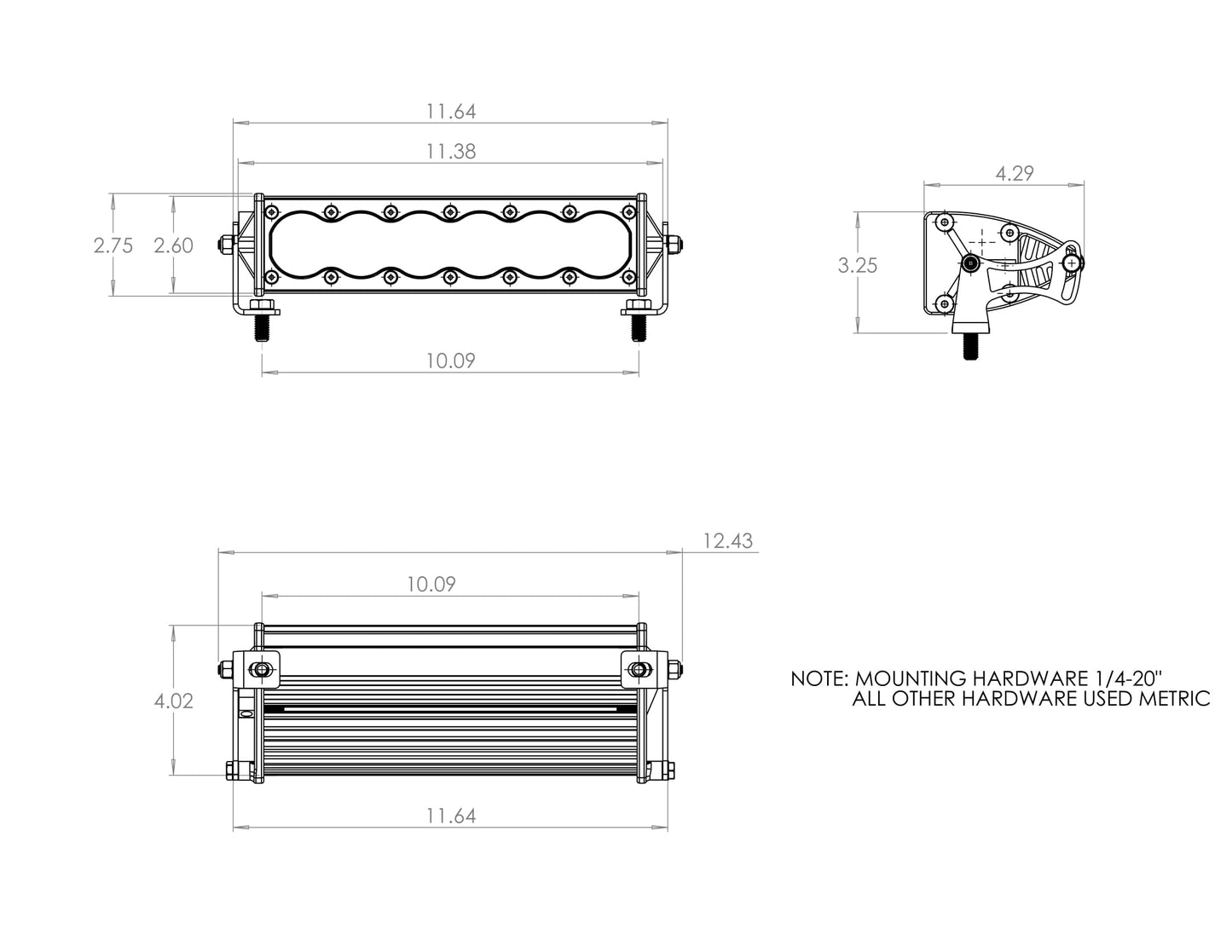 Baja Designs OnX6+, 10" Driving/Combo LED Light Bar 451013