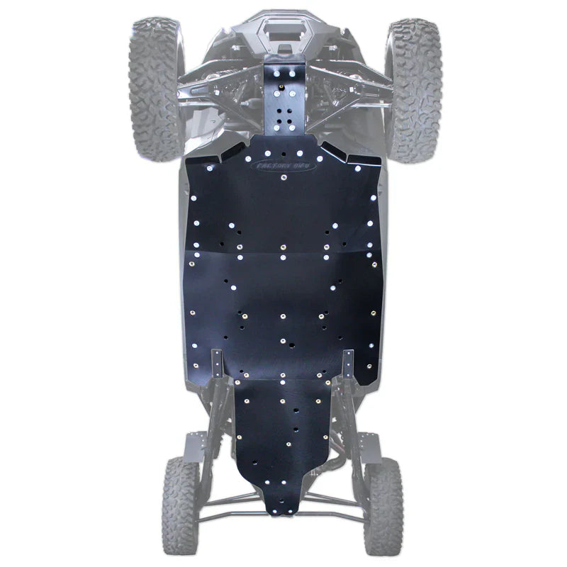 FACTORY UTV Polaris RZR Pro R 4 UHMW Skid Plate