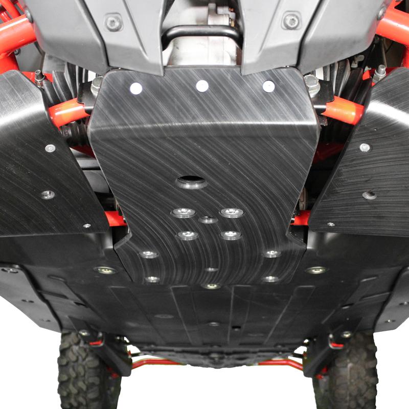 Factory UTV Polaris RZR Pro UHMW Standalone Front Diff Skid Plate