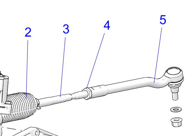 Polaris INNER TIE ROD Item # 7061282