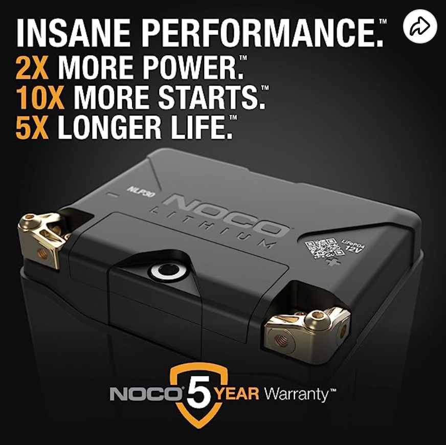 NOCO NLP30 700A Lithium Powersport Battery