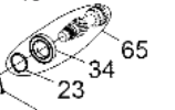 Polaris OEM SUB PINION SHAFT ASSEMBLY 3235336