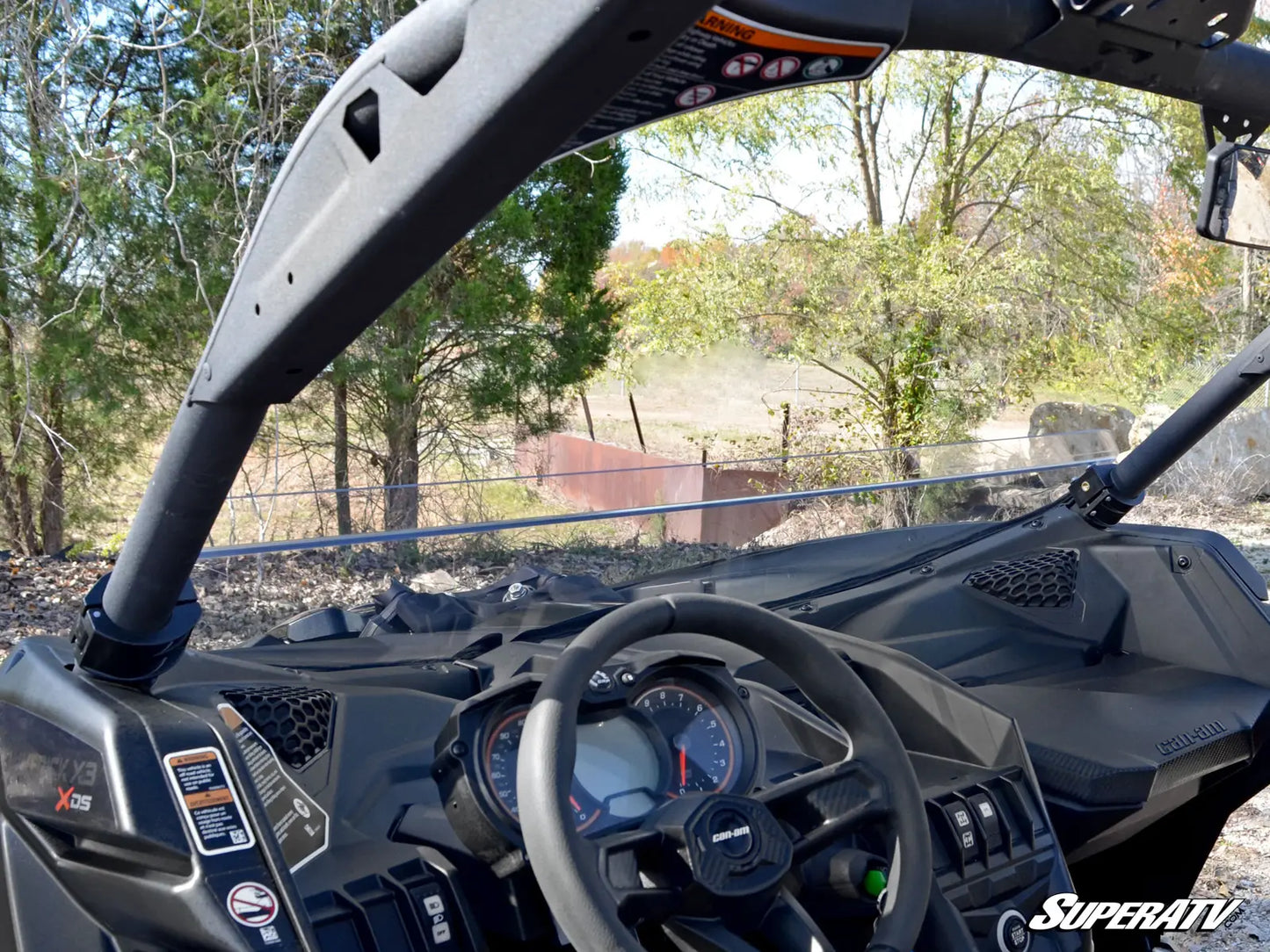 Super ATV CAN-AM MAVERICK X3 HALF WINDSHIELD