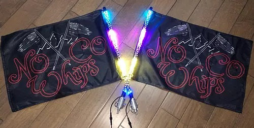 2 Foot NoCo LED Trail Whips / Pair of Remote Vertigo Series