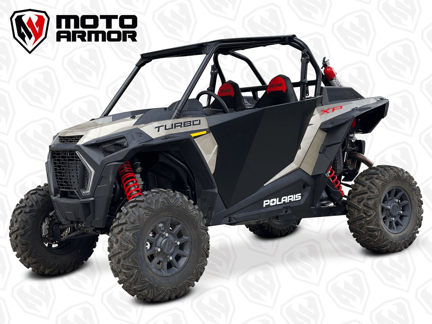 MOTO ARMOR Aluminum Doors for RZR 2 Seat XP 1000, XP Turbo, and Turbo S