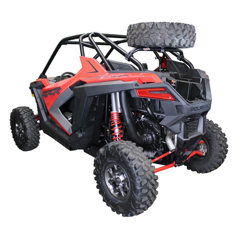 Factory UTV Polaris RZR Pro XP Dual Clamp Spare Tire Mount