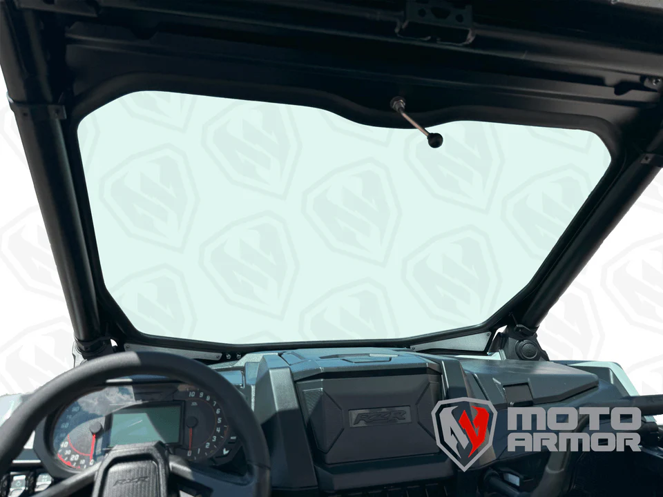 Moto Armor RZR PRO Max Visibility Full Glass Windshield