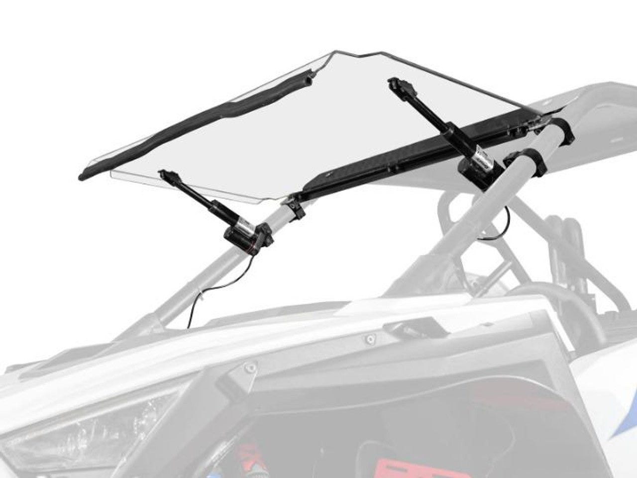 SuperATV Polaris RZR Turbo R Maxdrive Power Flip Windshield