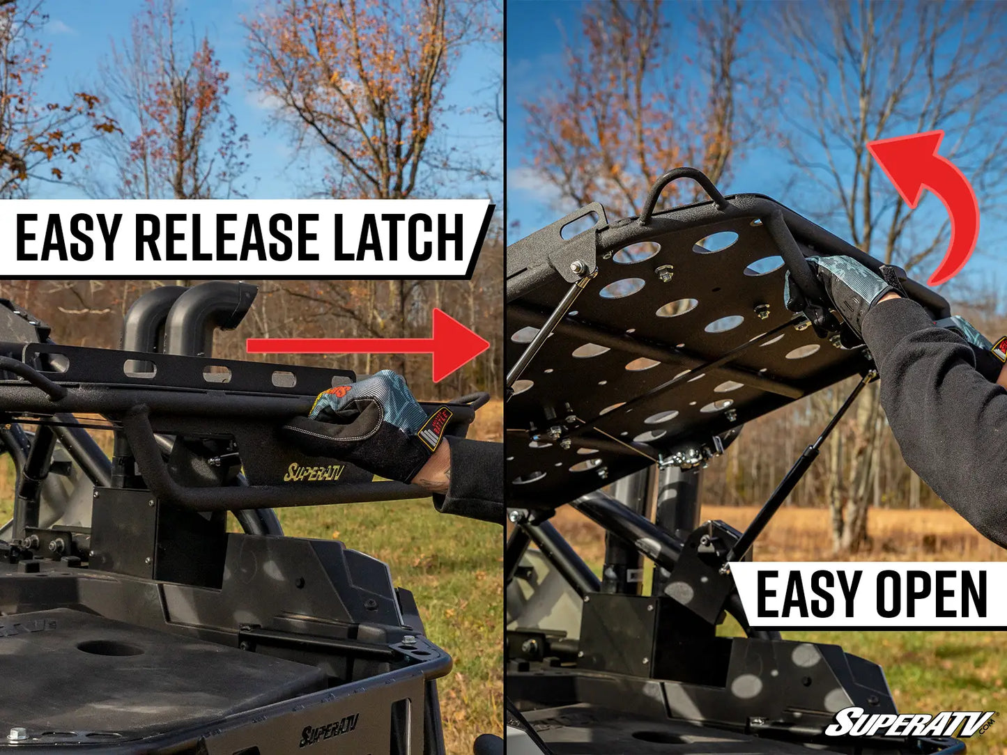 Super ATV POLARIS RZR XP 1000 CARGO RACK ALPHA