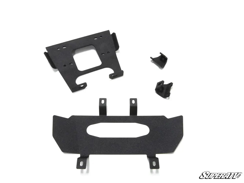 Super ATV POLARIS RZR XP TURBO WINCH MOUNTING PLATE