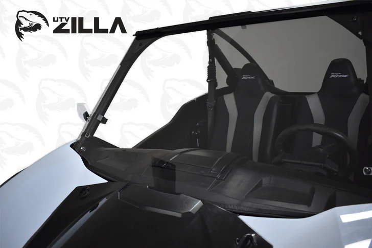 UTVZilla KRX Full Clear HARDCOATED Polycarbonate Windshield