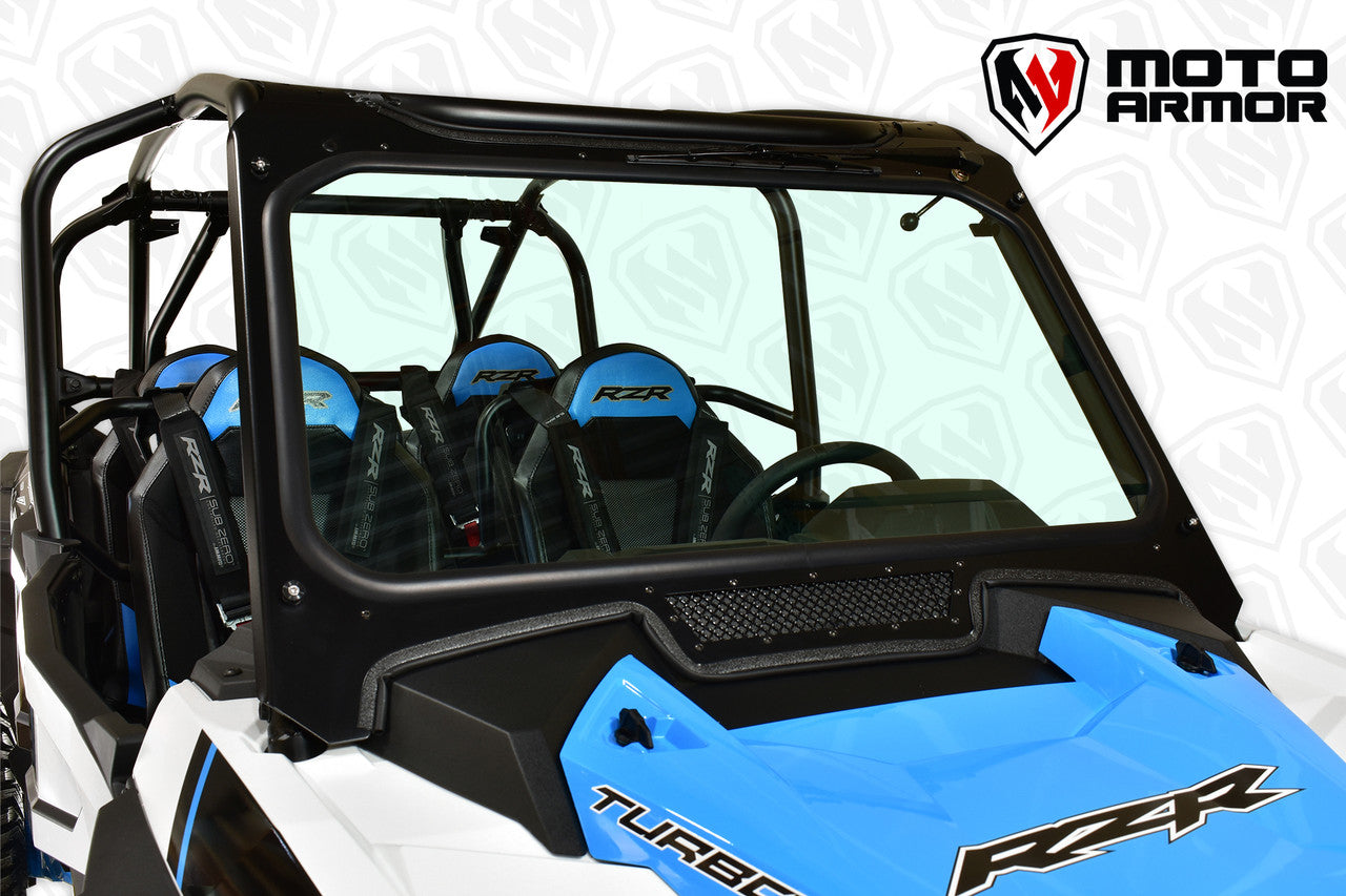 MOTO ARMOR Full Glass Windshield for Polaris RZR TURBO "S" Model