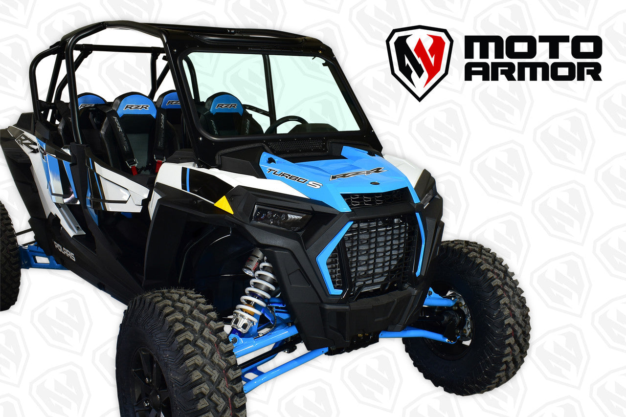 MOTO ARMOR Full Glass Windshield for Polaris RZR TURBO "S" Model