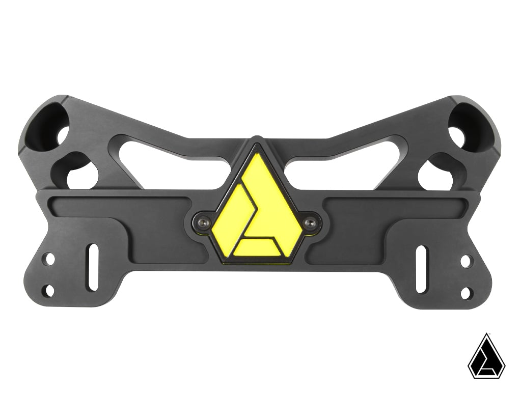 ASSAULT INDUSTRIES COLORED LOGO BACK PLATE (MAVERICK X3 F-22 SHOCK TOWER BRACE ONLY)