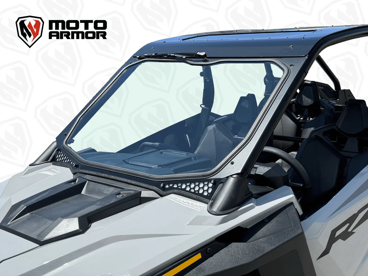 Moto Armor RZR PRO Max Visibility Full Glass Windshield