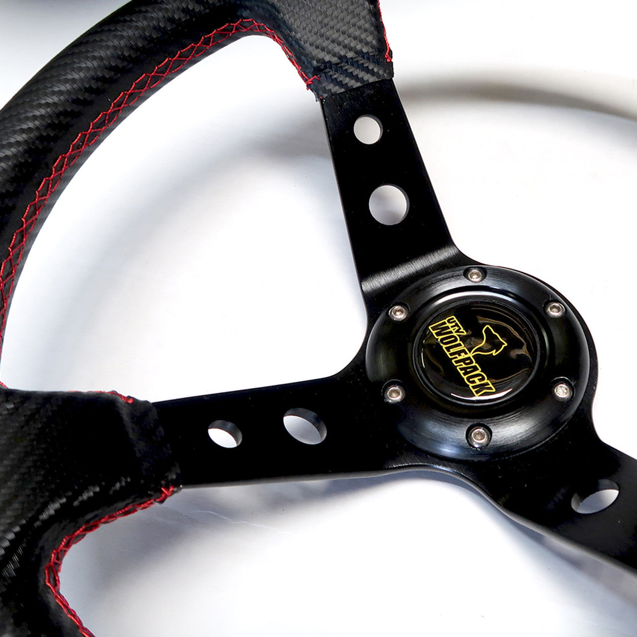 UTV Wolfpack Steering Wheel Carbon Fiber Deep Dish